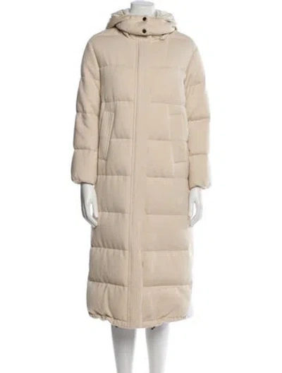 Pre-owned Brunello Cucinelli Cashmere Parka In Neutral