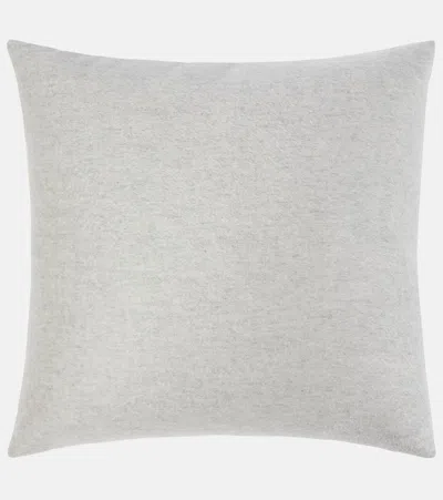 Brunello Cucinelli Cashmere Pillow In Grey
