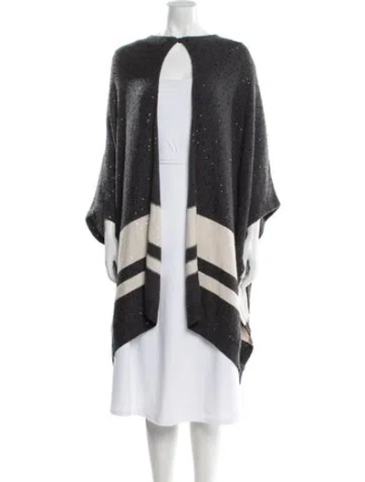 Pre-owned Brunello Cucinelli Cashmere Plaid Print Jacket W/ Tags In Multi