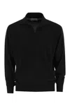 Brunello Cucinelli Cashmere High-neck Sweater In Black