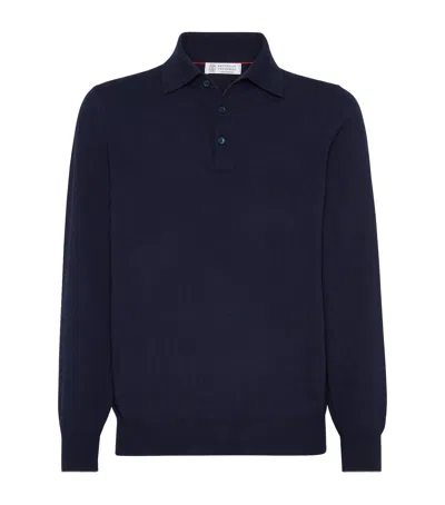 BRUNELLO CUCINELLI CASHMERE POLO SHIRT