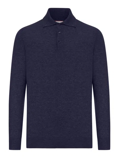 Brunello Cucinelli Cashmere Polo Style Sweater
