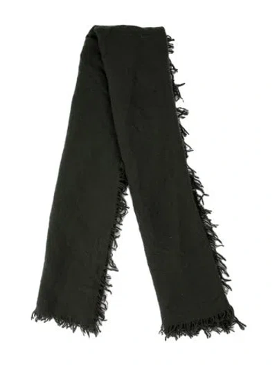 Pre-owned Brunello Cucinelli Cashmere Printed Scarf In Green