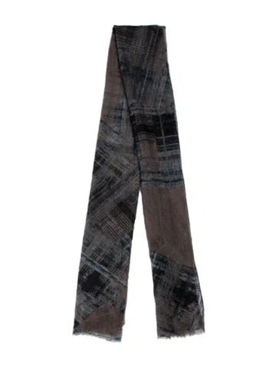 Pre-owned Brunello Cucinelli Cashmere Printed Scarf In Multi