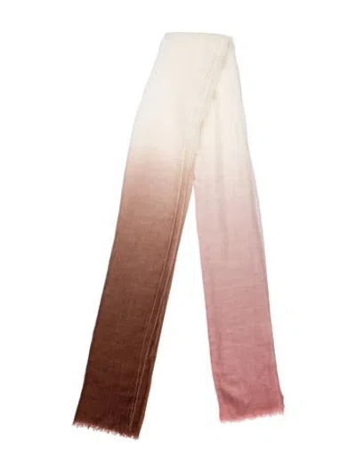 Pre-owned Brunello Cucinelli Cashmere Printed Scarf In Neutral