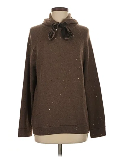 Pre-owned Brunello Cucinelli Cashmere Pullover Sweater In Brown