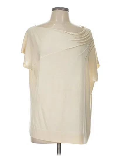 Pre-owned Brunello Cucinelli Cashmere Pullover Sweater In White