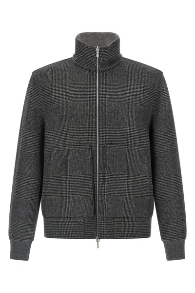 BRUNELLO CUCINELLI CASHMERE REVERSIBLE BOMBER JACKET