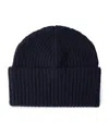 Brunello Cucinelli Cashmere English Rib Beanie In Blue