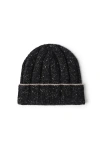 Brunello Cucinelli Rib-knit Cashmere Beanie In Black
