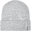 Brunello Cucinelli Cashmere Rib Knit Beanie With Monili In Light Grey