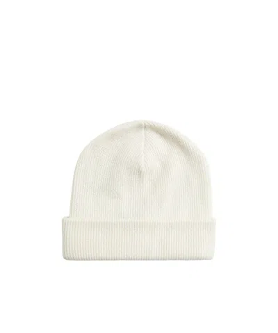 BRUNELLO CUCINELLI CASHMERE RIBBED-KNIT BEANIE