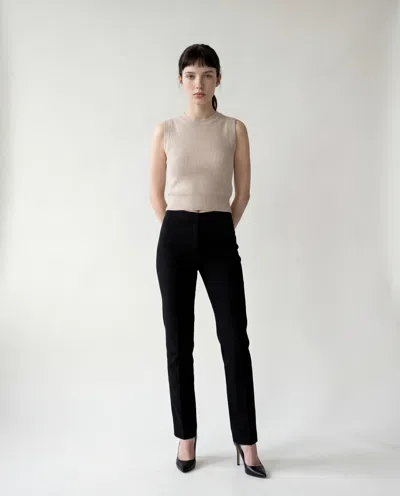 Brunello Cucinelli Cashmere Ribbed Tank Top In Beige