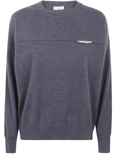 Brunello Cucinelli Cashmere Round Neck Sweater