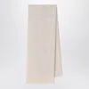 Brunello Cucinelli Cashmere Rustic Beige Scarf In Neutral