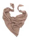 Brunello Cucinelli Women Cashmere Scarf With Monili Detail In Pink