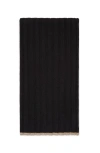 Brunello Cucinelli Cashmere Scarf In Black