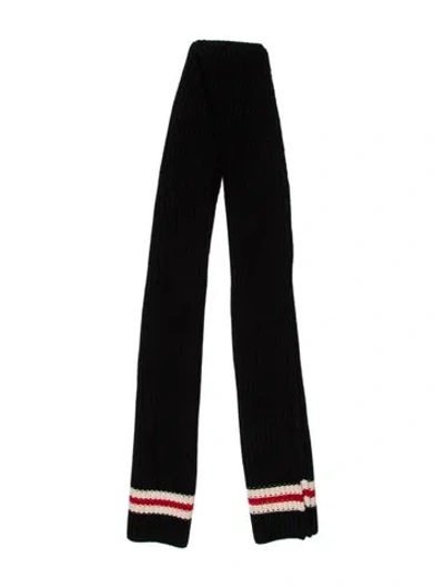 Pre-owned Brunello Cucinelli Cashmere Scarf In Black