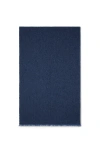 Brunello Cucinelli Cashmere Scarf In Blue