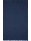 Brunello Cucinelli Cashmere Scarf In Blue