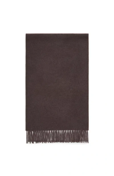 Brunello Cucinelli Cashmere Scarf In Brown