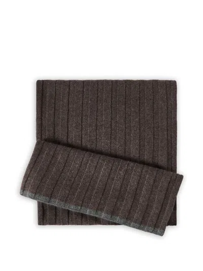 Brunello Cucinelli Cashmere Scarf In Brown