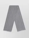 Brunello Cucinelli Cashmere Scarf Frayed Hems