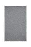 Brunello Cucinelli Cashmere Diagonal Scarf In Gray