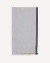 Brunello Cucinelli Cashmere Scarf In Gray