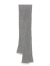 Brunello Cucinelli Cashmere Scarf In Gray