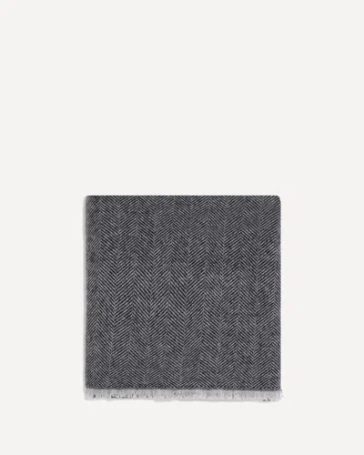Brunello Cucinelli Cashmere Scarf In Gray