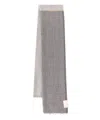 Brunello Cucinelli Men Cashmere And Silk Scarf In Gray