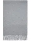 Brunello Cucinelli Cashmere Scarf In Grey