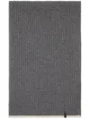 Brunello Cucinelli Cashmere Scarf In Lead