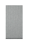 Brunello Cucinelli Cashmere Rib-knit Scarf In Grey
