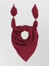 Brunello Cucinelli Women Cashmere Scarf With Monili Detail