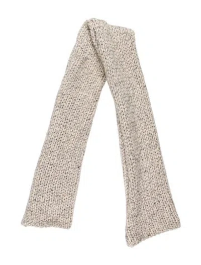 Pre-owned Brunello Cucinelli Cashmere Scarf In Neutral