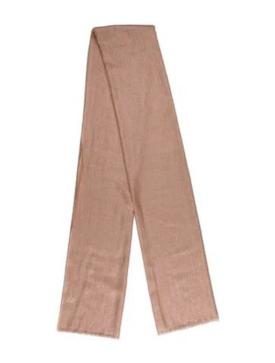 Pre-owned Brunello Cucinelli Cashmere Scarf In Neutral