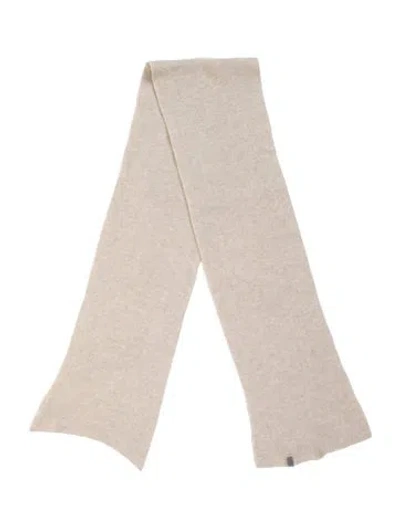 Pre-owned Brunello Cucinelli Cashmere Scarf In Neutrals