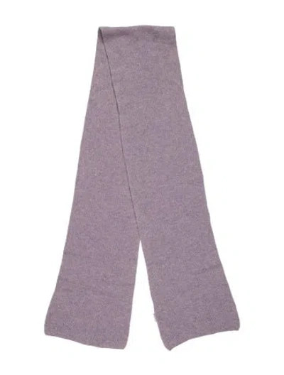 Pre-owned Brunello Cucinelli Cashmere Scarf In Purple