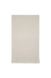 Brunello Cucinelli Cashmere Wrap Fringed In Sand