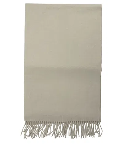 Brunello Cucinelli Cashmere Scarf Scarves Beige In Brown