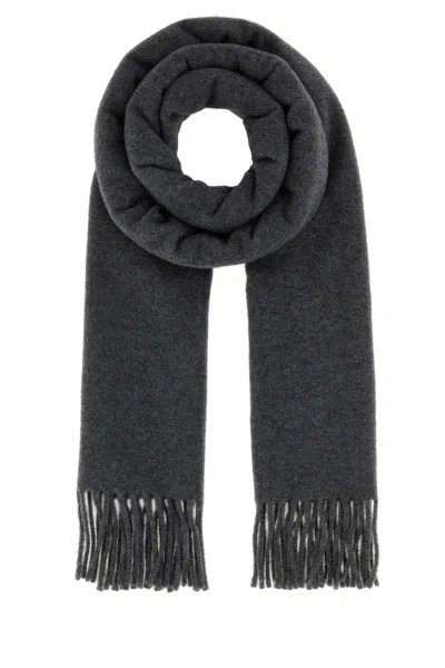 Brunello Cucinelli Cashmere Scarf With 200 Cm X 40 Cm Dimensions In Grey