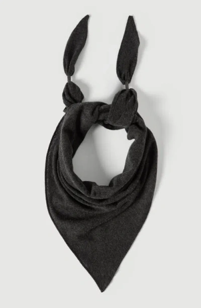Brunello Cucinelli Cashmere Scarf With Shiny Details In Black