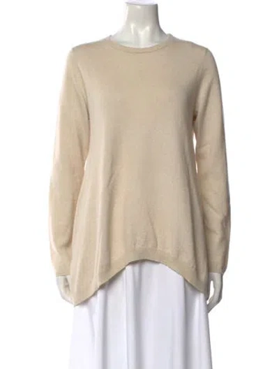 Pre-owned Brunello Cucinelli Cashmere Scoop Neck Sweater In Neutral