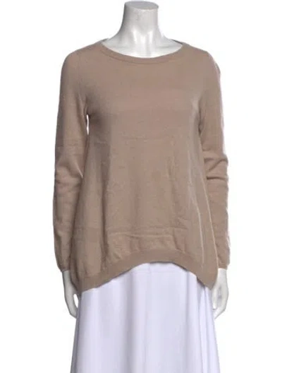 Pre-owned Brunello Cucinelli Cashmere Scoop Neck Sweater In Neutral