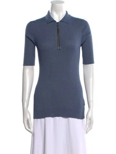 Pre-owned Brunello Cucinelli Cashmere Short Sleeve Polo W/ Tags