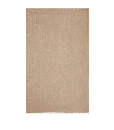 BRUNELLO CUCINELLI CASHMERE-SILK-BLEND SCARF