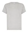 Brunello Cucinelli Cashmere And Silk Lightweight Sweater In Gray