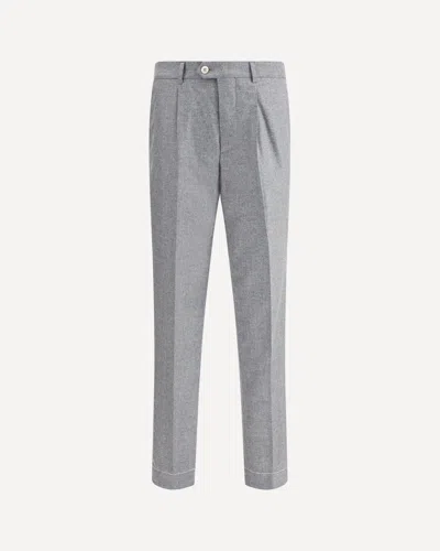 BRUNELLO CUCINELLI CASHMERE-SILK FLANNEL PANTS